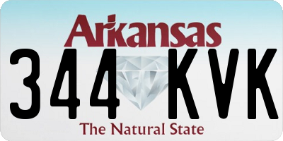 AR license plate 344KVK