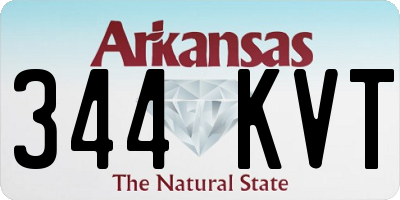 AR license plate 344KVT