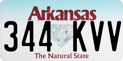 AR license plate 344KVV