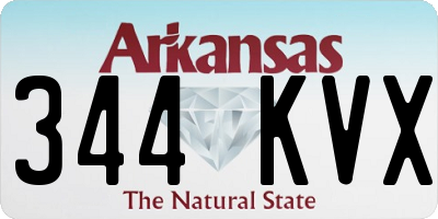 AR license plate 344KVX