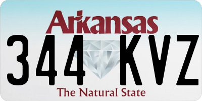 AR license plate 344KVZ