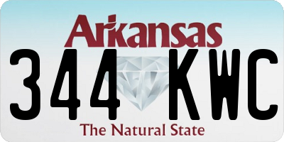 AR license plate 344KWC