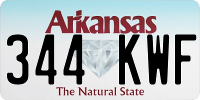 AR license plate 344KWF