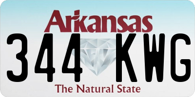 AR license plate 344KWG
