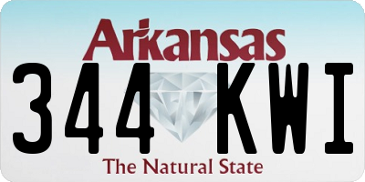 AR license plate 344KWI