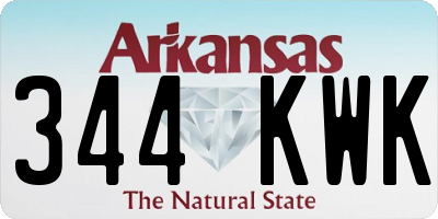 AR license plate 344KWK