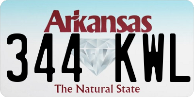AR license plate 344KWL