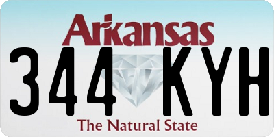 AR license plate 344KYH
