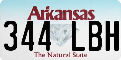 AR license plate 344LBH