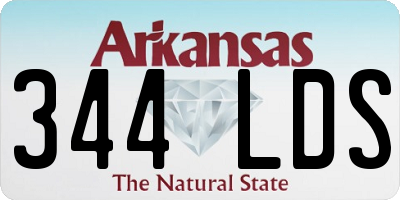 AR license plate 344LDS