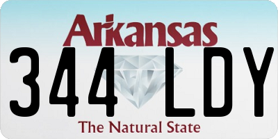 AR license plate 344LDY