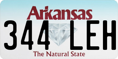 AR license plate 344LEH