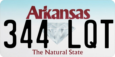 AR license plate 344LQT