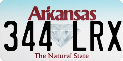 AR license plate 344LRX