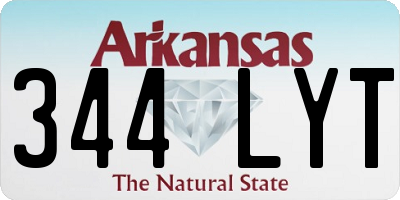 AR license plate 344LYT