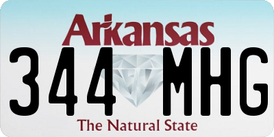 AR license plate 344MHG