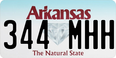 AR license plate 344MHH