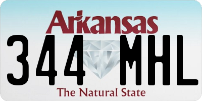 AR license plate 344MHL