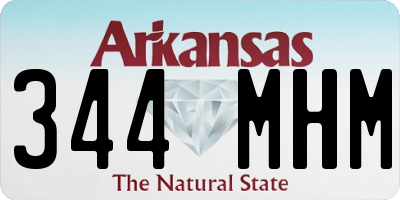 AR license plate 344MHM