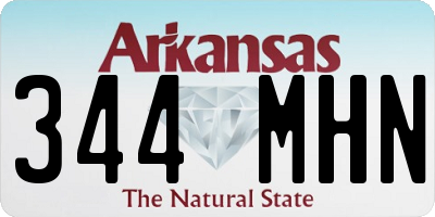 AR license plate 344MHN