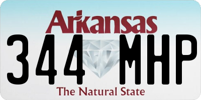 AR license plate 344MHP