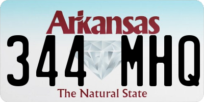 AR license plate 344MHQ
