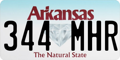 AR license plate 344MHR