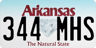 AR license plate 344MHS