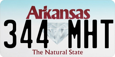 AR license plate 344MHT