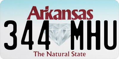 AR license plate 344MHU