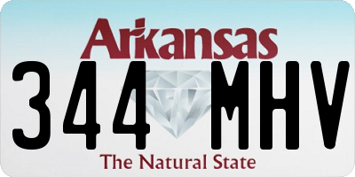 AR license plate 344MHV