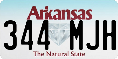 AR license plate 344MJH