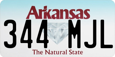 AR license plate 344MJL