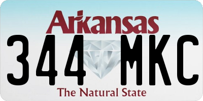 AR license plate 344MKC