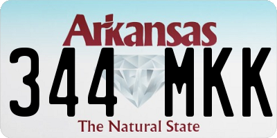 AR license plate 344MKK