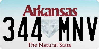 AR license plate 344MNV