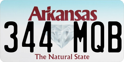 AR license plate 344MQB