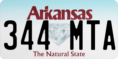 AR license plate 344MTA