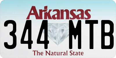 AR license plate 344MTB