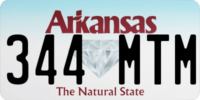 AR license plate 344MTM