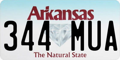 AR license plate 344MUA