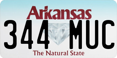 AR license plate 344MUC