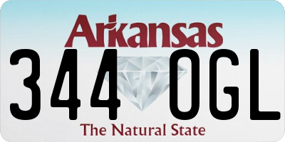 AR license plate 344OGL
