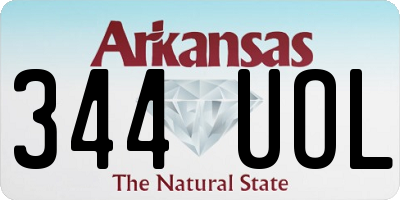 AR license plate 344UOL