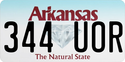 AR license plate 344UOR