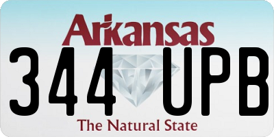 AR license plate 344UPB