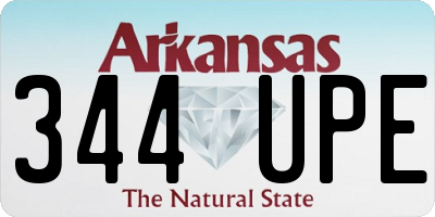 AR license plate 344UPE