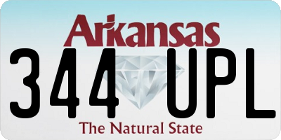 AR license plate 344UPL