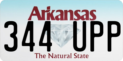 AR license plate 344UPP