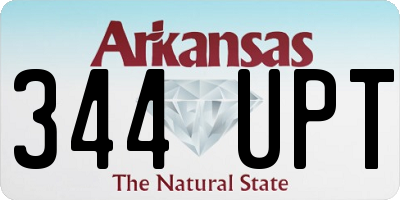 AR license plate 344UPT